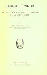 Cover of: Higher geometry by Frederick Shenstone Woods