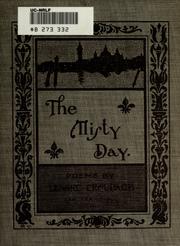 Cover of: The misty day, poems. by Lenore Croudace
