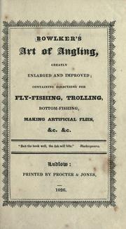 Cover of: Art of angling