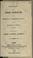 Cover of: Substance of the speech of Charles C. Western, in the House of Commons, May 1814, on the subject of the Corn laws.