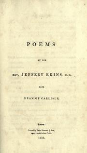 Cover of: Poems.