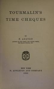Cover of: Tourmalin's time cheques by Anstey, F.
