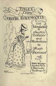 Cover of: Tales from Maria Edgeworth by Maria Edgeworth