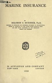 Cover of: insurance books