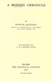 Cover of: A modern chronicle. by Winston Churchill