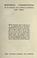 Cover of: Housing conditions in Plainfield and North Plainfield, New Jersey ...