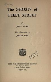 Cover of: The ghosts of Fleet street