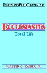 Cover of: Ecclesiastes: total life