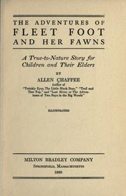 Cover of: The adventures of Fleet Foot and her fawns by Allen Chaffee