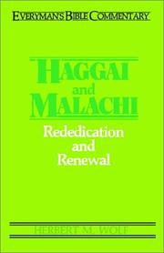 Cover of: Haggai and Malachi by Wolf, Herbert