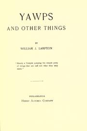 Cover of: Yawps by William James Lampton