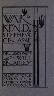 Cover of: War is kind. by Stephen Crane