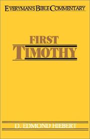 Cover of: First Timothy