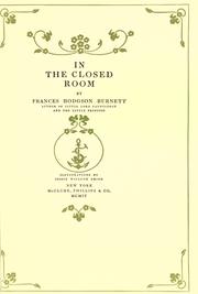 Cover of: In the closed room by Frances Hodgson Burnett