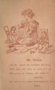 Cover of: Mr. Punch. by 