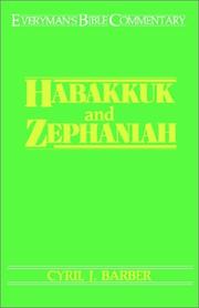 Cover of: Habakkuk and Zephaniah by Cyril J. Barber