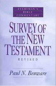Cover of: Survey of the New Testament- Bible Commentary (Everymans Bible Commentaries)
