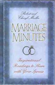 Cover of: Marriage minutes: inspirational readings to share with your spouse