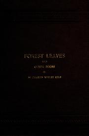 Cover of: Forest leaves: and other poems