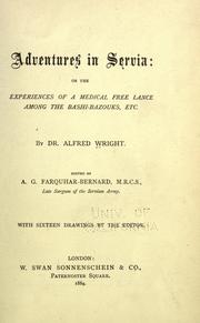 Adventures in Servia by Alfred Wright