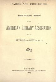 Cover of: Proceedings. by American Library Association, American Library Association