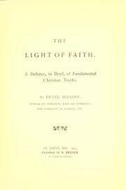 Cover of: The light of faith