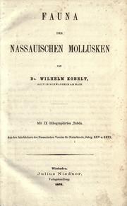 Cover of: Fauna der nassauischon Mollusken.