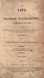 The life of George Washington by David Ramsay