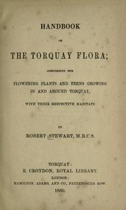 Cover of: Handbook of the Torquay flora by Stewart, Robert M.R.C.S.