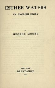 Cover of: Esther Waters by George Moore