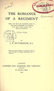 Cover of: The romance of a regiment