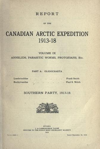 Reports. by Canadian Arctic Expedition (1913-1918)