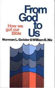 Cover of: From God To Us:How We Got Our Bible
