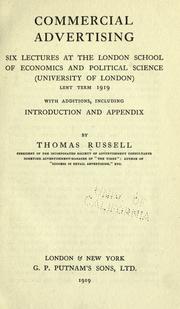 Commercial advertising by Russell, Thomas