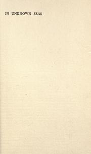 Cover of: In unknown seas: a poem
