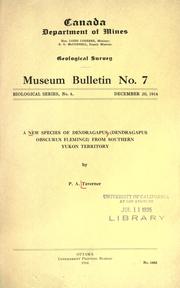 Cover of: A new species of Dendragapus (Dendragapus obscurus flemingi) from southern Yukon territory, by P. A. Taverner. by Percy Algernon Taverner