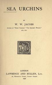 Cover of: Sea urchins by W. W. Jacobs