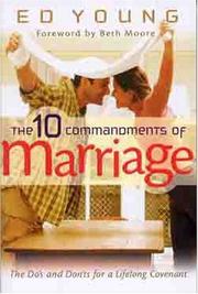 Cover of: The Ten Commandments of Marriage