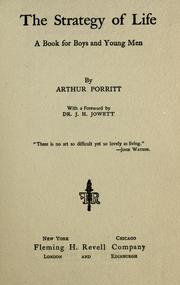 Cover of: The strategy of life by Arthur Porritt