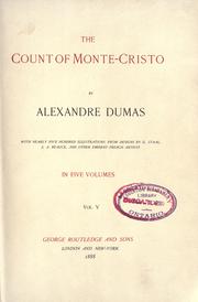 The Count of Monte-Cristo, Vol. V