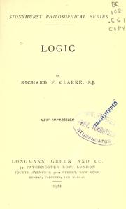 Cover of: Logic.