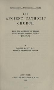 Cover of: The ancient Catholic church by Robert Rainy