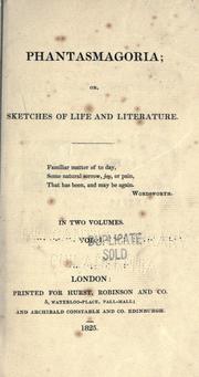 Cover of: Phantasmagoria: or, Sketches of life and literature