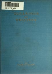 Cover of: Gleanings and weavings by Isabella Gillett