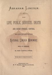 Cover of: Abraham Lincoln by John Carroll Power, John Carroll Power