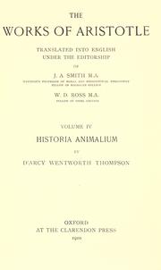 Cover of: The works of Aristotle by Aristotle