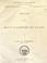 Cover of: Report on the manufacture of glass