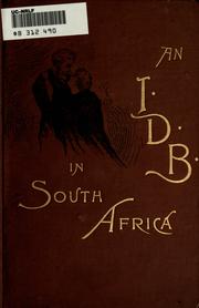 Cover of: An I. D. B. in South Africa by Louise Vescelius- Sheldon