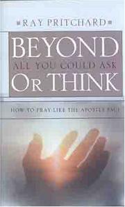 Cover of: Beyond All You Could Ask