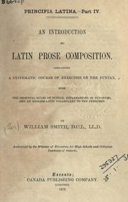 Principia latina by William Smith